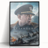 Greyhound 2020s Vintage Movie Poster - Retro Film Art Print