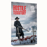 2020s Vintage Movie Poster – Hostile Territory Retro Film Print