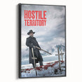2020s Vintage Movie Poster – Hostile Territory Retro Film Print