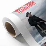 2020s Vintage Movie Poster – Hostile Territory Retro Film Print