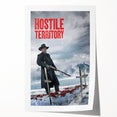 2020s Vintage Movie Poster – Hostile Territory Retro Film Print