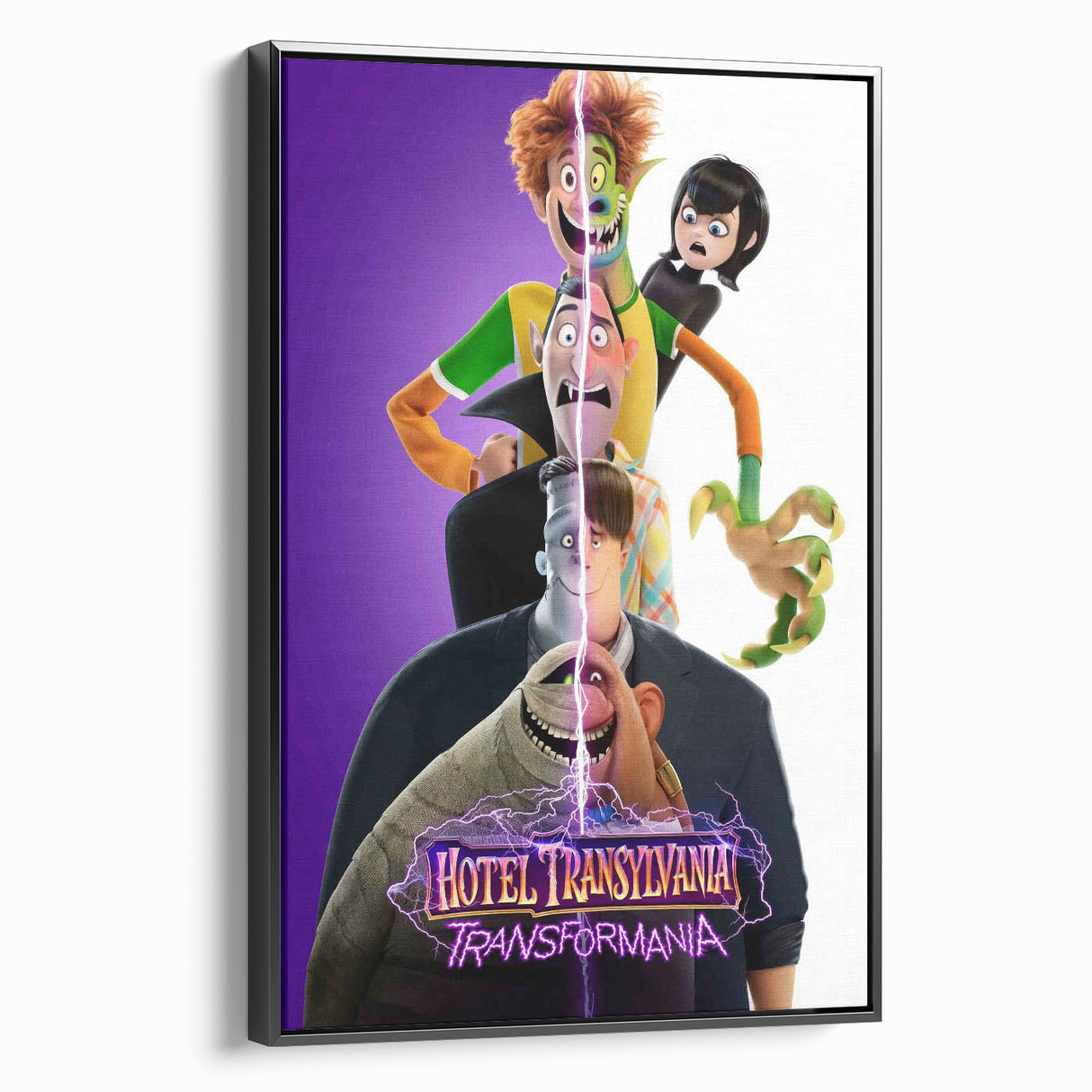 2020s Vintage Movie Poster – Hotel Transylvania Retro Film Print