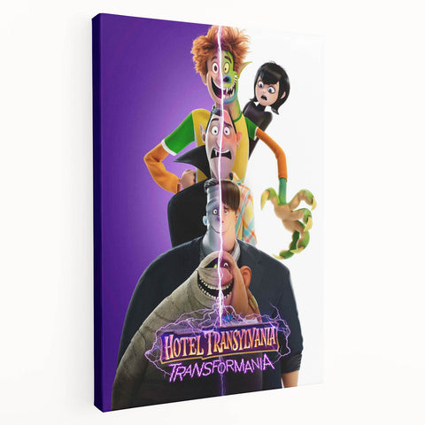 2020s Vintage Movie Poster – Hotel Transylvania Retro Film Print