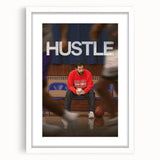 2020s Vintage Movie Poster – Hustle Retro Film Art Basketball Print
