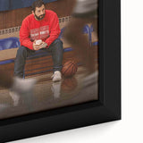 2020s Vintage Movie Poster – Hustle Retro Film Art Basketball Print