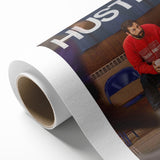 2020s Vintage Movie Poster – Hustle Retro Film Art Basketball Print