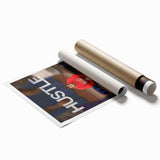 2020s Vintage Movie Poster – Hustle Retro Film Art Basketball Print