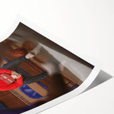 2020s Vintage Movie Poster – Hustle Retro Film Art Basketball Print