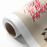 2020s Vintage Movie Poster – I Used to Be Famous Retro Film Art