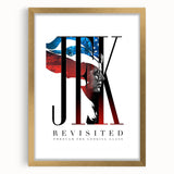 2020s Vintage Movie Poster – JFK Revisited Retro Film Art Print