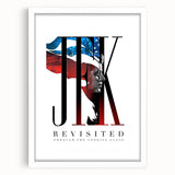 2020s Vintage Movie Poster – JFK Revisited Retro Film Art Print