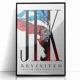2020s Vintage Movie Poster – JFK Revisited Retro Film Art Print