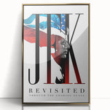 2020s Vintage Movie Poster – JFK Revisited Retro Film Art Print