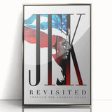 2020s Vintage Movie Poster – JFK Revisited Retro Film Art Print