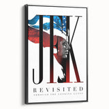 2020s Vintage Movie Poster – JFK Revisited Retro Film Art Print