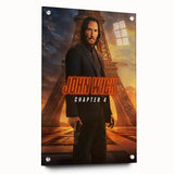 2020s Vintage Movie Poster – John Wick Chapter 4 Retro Film Print