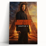 2020s Vintage Movie Poster – John Wick Chapter 4 Retro Film Print