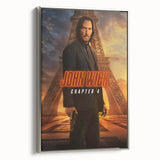 2020s Vintage Movie Poster – John Wick Chapter 4 Retro Film Print