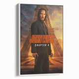2020s Vintage Movie Poster – John Wick Chapter 4 Retro Film Print