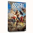 2020s Vintage Movie Poster – Justice Society WWII Retro Print