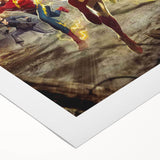 2020s Vintage Movie Poster – Justice Society WWII Retro Print