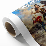 2020s Vintage Movie Poster – Justice Society WWII Retro Print