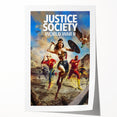 2020s Vintage Movie Poster – Justice Society WWII Retro Print