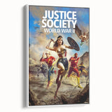 2020s Vintage Movie Poster – Justice Society WWII Retro Print