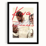 2020s Vintage Movie Poster – King Richard Retro Film Art Print