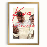 2020s Vintage Movie Poster – King Richard Retro Film Art Print