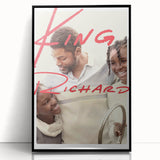 2020s Vintage Movie Poster – King Richard Retro Film Art Print