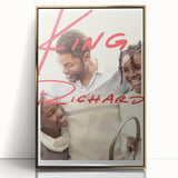 2020s Vintage Movie Poster – King Richard Retro Film Art Print