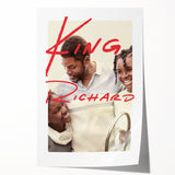 2020s Vintage Movie Poster – King Richard Retro Film Art Print