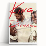 2020s Vintage Movie Poster – King Richard Retro Film Art Print