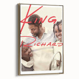 2020s Vintage Movie Poster – King Richard Retro Film Art Print