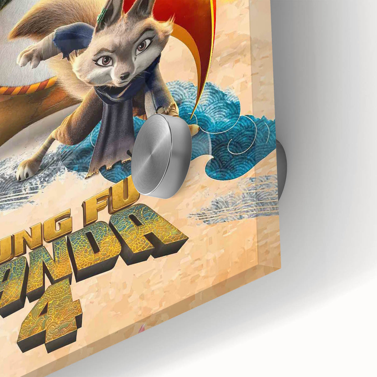 2020s Vintage Movie Poster – Kung Fu Panda 4 Retro Film Art Print