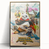 2020s Vintage Movie Poster – Kung Fu Panda 4 Retro Film Art Print