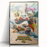 2020s Vintage Movie Poster – Kung Fu Panda 4 Retro Film Art Print
