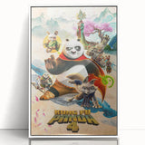 2020s Vintage Movie Poster – Kung Fu Panda 4 Retro Film Art Print
