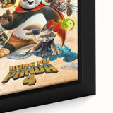 2020s Vintage Movie Poster – Kung Fu Panda 4 Retro Film Art Print