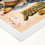 2020s Vintage Movie Poster – Kung Fu Panda 4 Retro Film Art Print