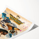 2020s Vintage Movie Poster – Kung Fu Panda 4 Retro Film Art Print