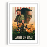 2020s Vintage Movie Poster – Land of Bad Retro Film Art Print
