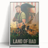 2020s Vintage Movie Poster – Land of Bad Retro Film Art Print