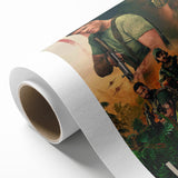 2020s Vintage Movie Poster – Land of Bad Retro Film Art Print