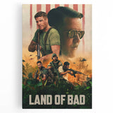 2020s Vintage Movie Poster – Land of Bad Retro Film Art Print
