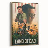 2020s Vintage Movie Poster – Land of Bad Retro Film Art Print