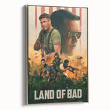 2020s Vintage Movie Poster – Land of Bad Retro Film Art Print