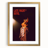 2020s Vintage Movie Poster – Late Night with the Devil Retro Print