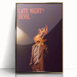 2020s Vintage Movie Poster – Late Night with the Devil Retro Print